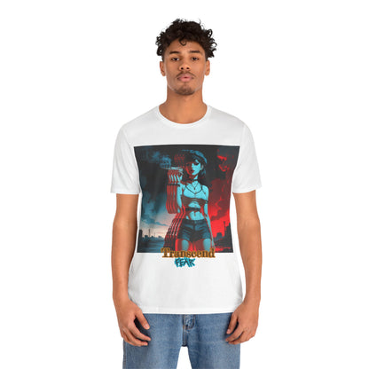 Transcend Fear Graphic Tee - Unisex Jersey Short Sleeve T-Shirt
