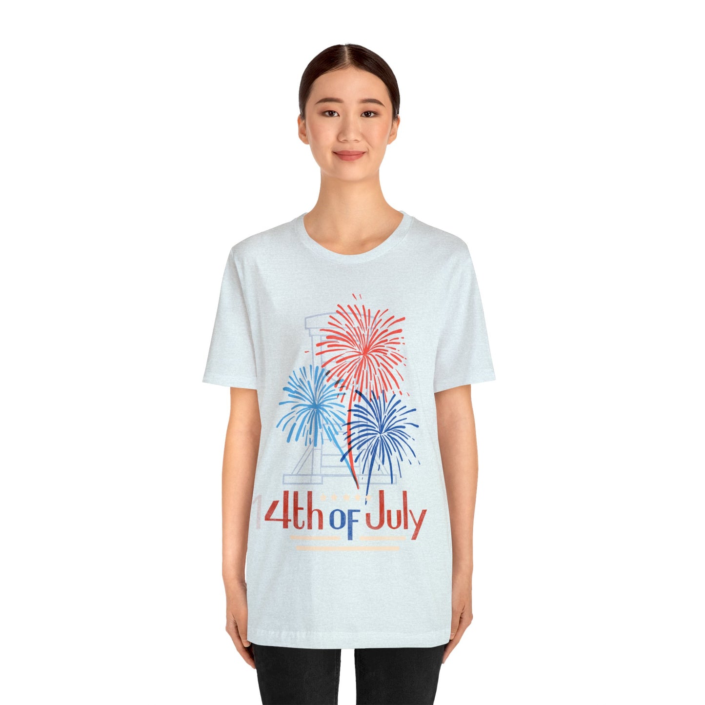 Patriotic Gift | Fireworks | Independence Day | July 4th | July 14th |  Guillotine | USA | Freedom | America | Fourth of July | Bastille Day | France | Unisex | Men's | Women's | Tee | T-Shirt