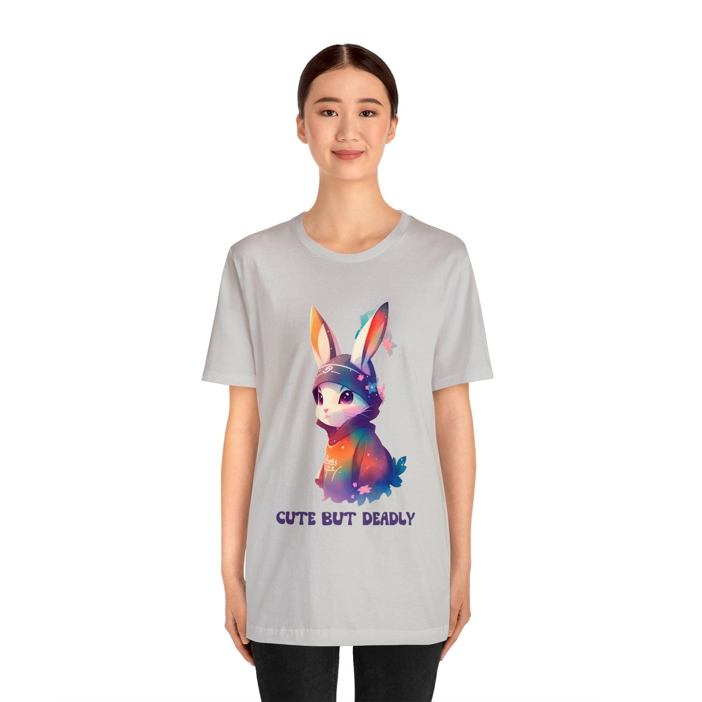 Cute But Deadly | Bunny Warrior | Cartoon | Rabbit | Usagi Yojimbo | Unisex | Men's | Women's | Tee | T-Shirt