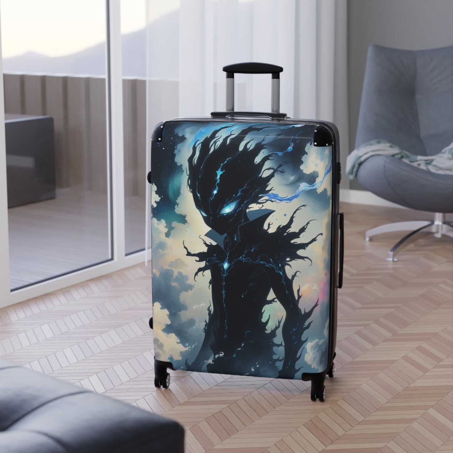 Mystical Shadow Suitcase – Fantasy Travel Luggage for Adventurers