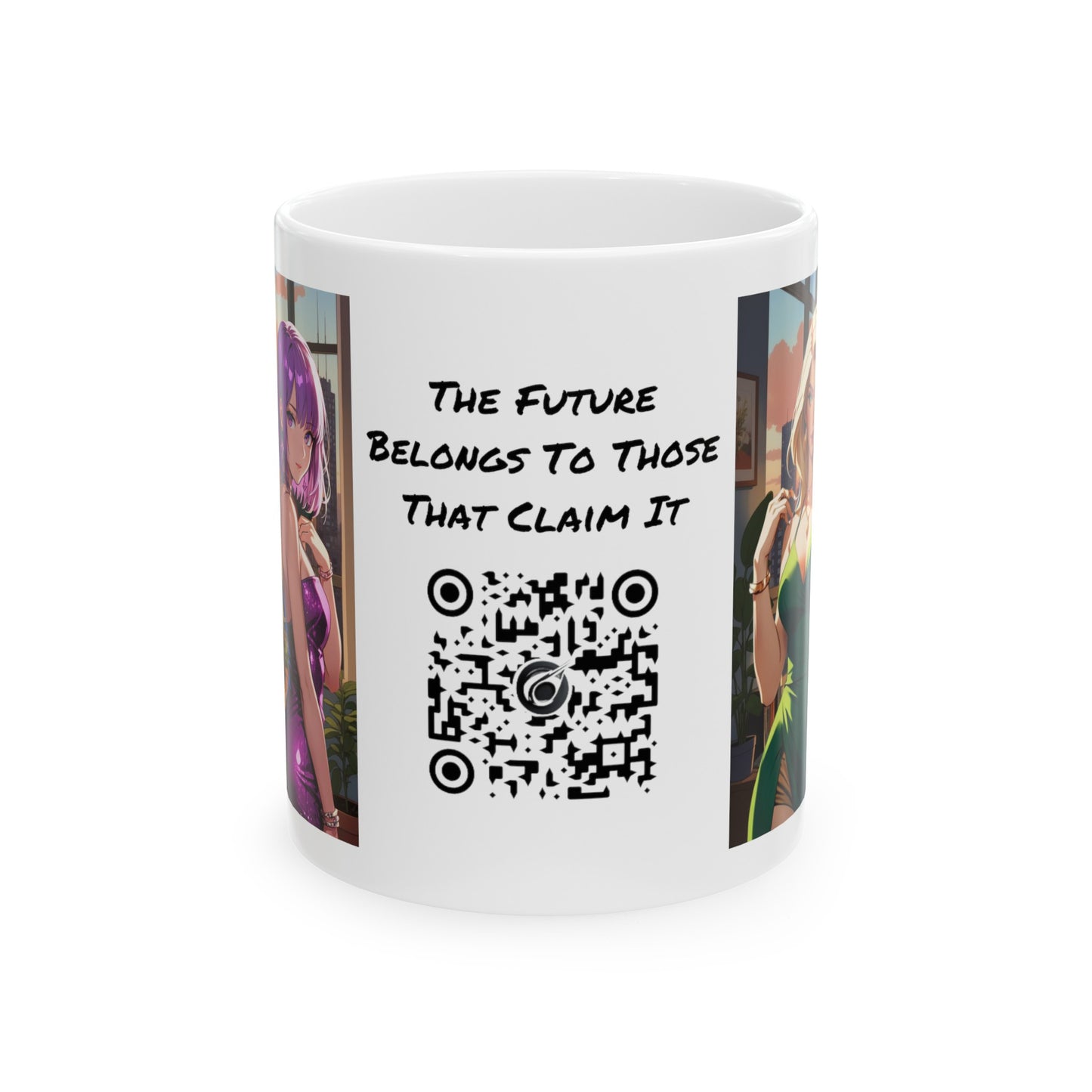 Girls Just Wanna Have Fun | HD Graphic | Party Girls | Anime | Coffee | Tea | Hot Chocolate | 11oz | White Mug