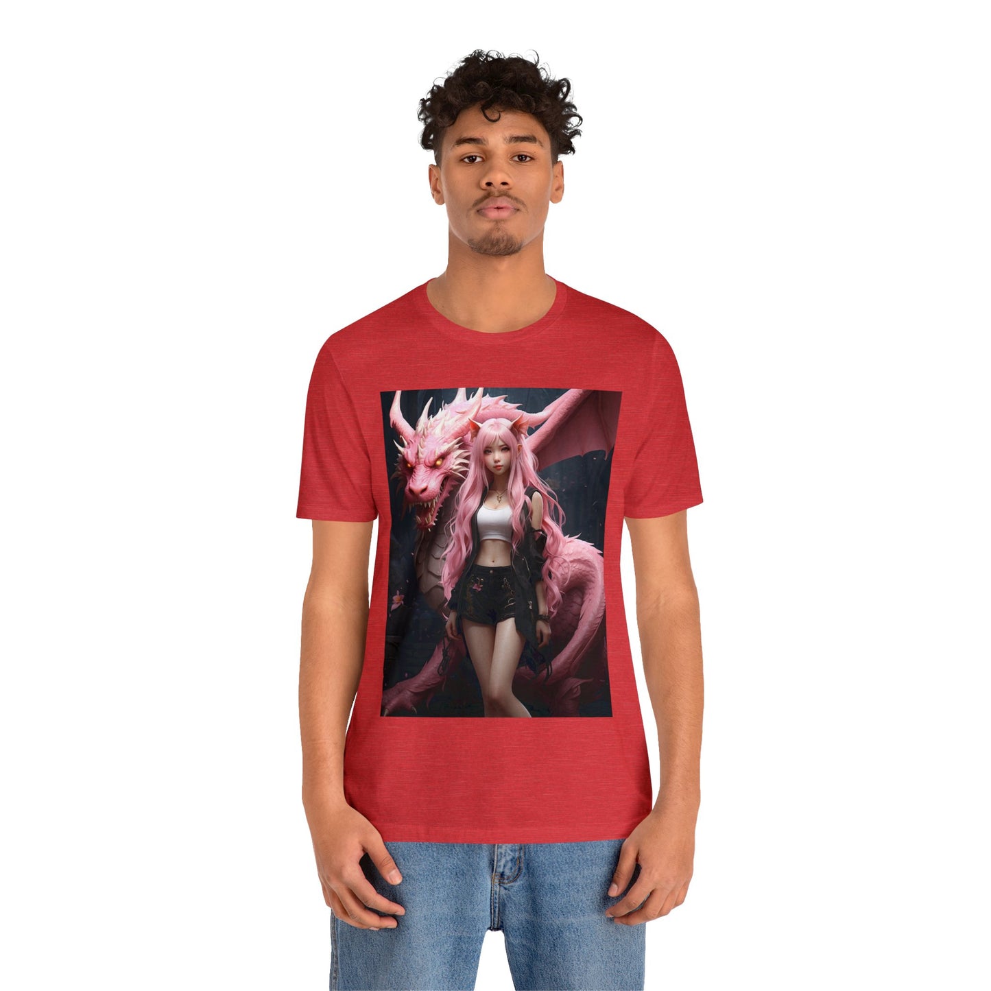 Dragon Lady | Fantasy | Anime | Gamer | HD Graphic | Unisex | Men's | Women's | Tee | T-Shirt