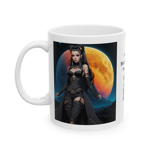 Blood Moon | HD Graphic | Goth | Anime Style | Moon | Coffee | Tea | Hot Chocolate | 11oz | White Mug