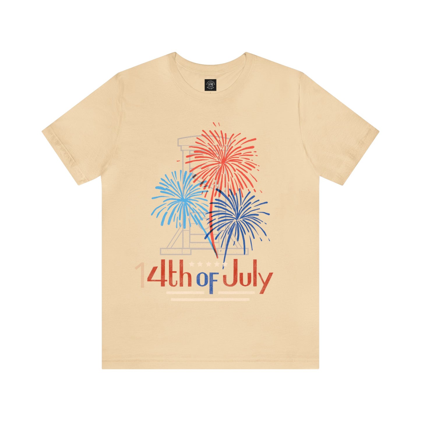 Patriotic Gift | Fireworks | Independence Day | July 4th | July 14th |  Guillotine | USA | Freedom | America | Fourth of July | Bastille Day | France | Unisex | Men's | Women's | Tee | T-Shirt