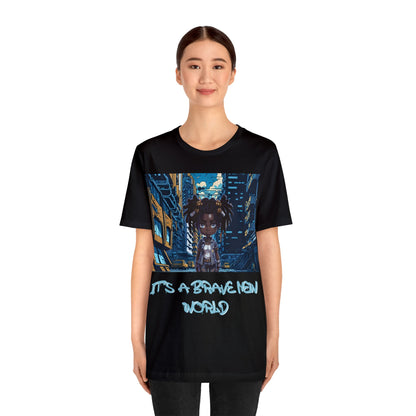 Brave New World | Black Girl Magic | Anime | HD Graphic | Trendy | Artwork |  Unisex | Men's | Women's | Tee | T-Shirt
