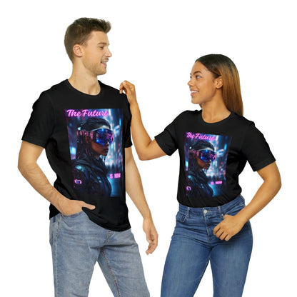 The Future Is Now | Anime Gift | Fantasy Girl |Cyberpunk | Sci Fi | Futuristic | HD Graphics | Unisex | Men's | Women's | Tee | T-Shirt