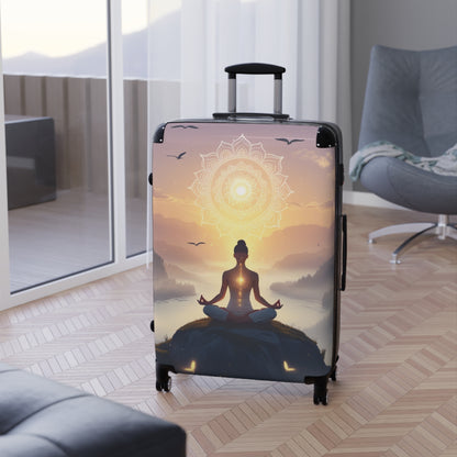Mindfulness Yoga & Meditation Suitcase - Stylish Luggage with Serenity Design