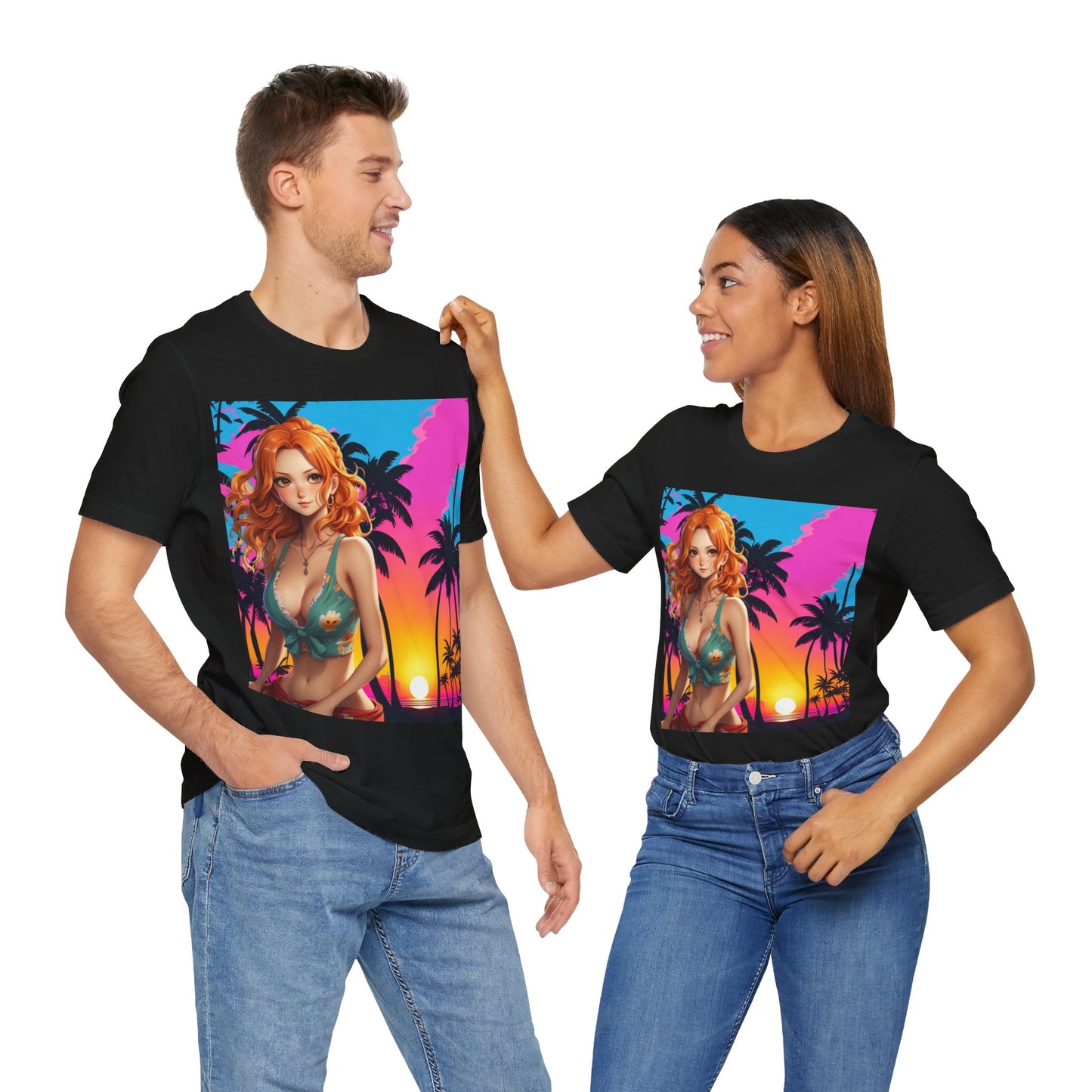 Summer Vibes |  Beach | Miami | Fun | Cute | Playful | HD Graphic | Unisex | Men's | Women's | Tee | T-Shirt