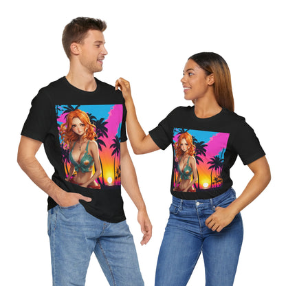 Summer Vibes |  Beach | Miami | Fun | Cute | Playful | HD Graphic | Unisex | Men's | Women's | Tee | T-Shirt