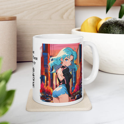 Manhattan Sunset | HD Graphic | Anime |New York City Vibes | NYC | Coffee |  Tea |  Hot Chocolate | 11oz