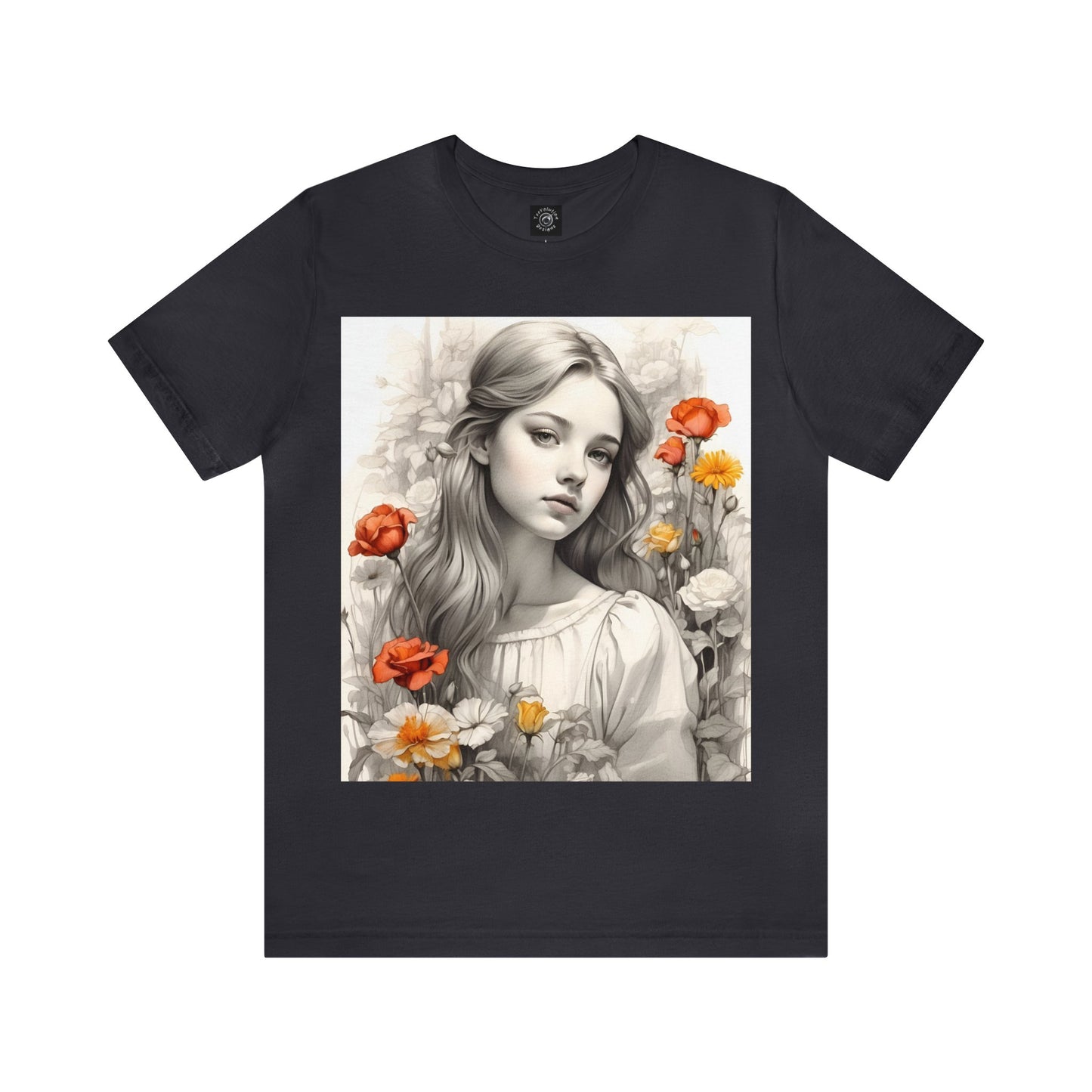 Flower Girl | Dainty | Coquette | Cottagecore | HD Graphic | Quaint | Wholesome | Wildflowers | Unisex | Men's | Women's | Tee | T-Shirt