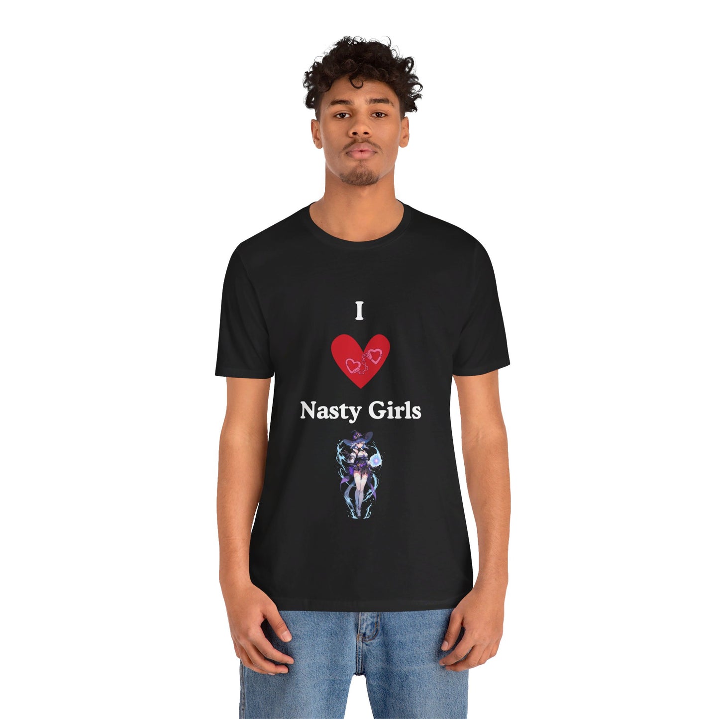 I Heart Nasty Girls | Funny | Kink Friendly | Waifu | Men's | Women's | Tee | T-Shirt