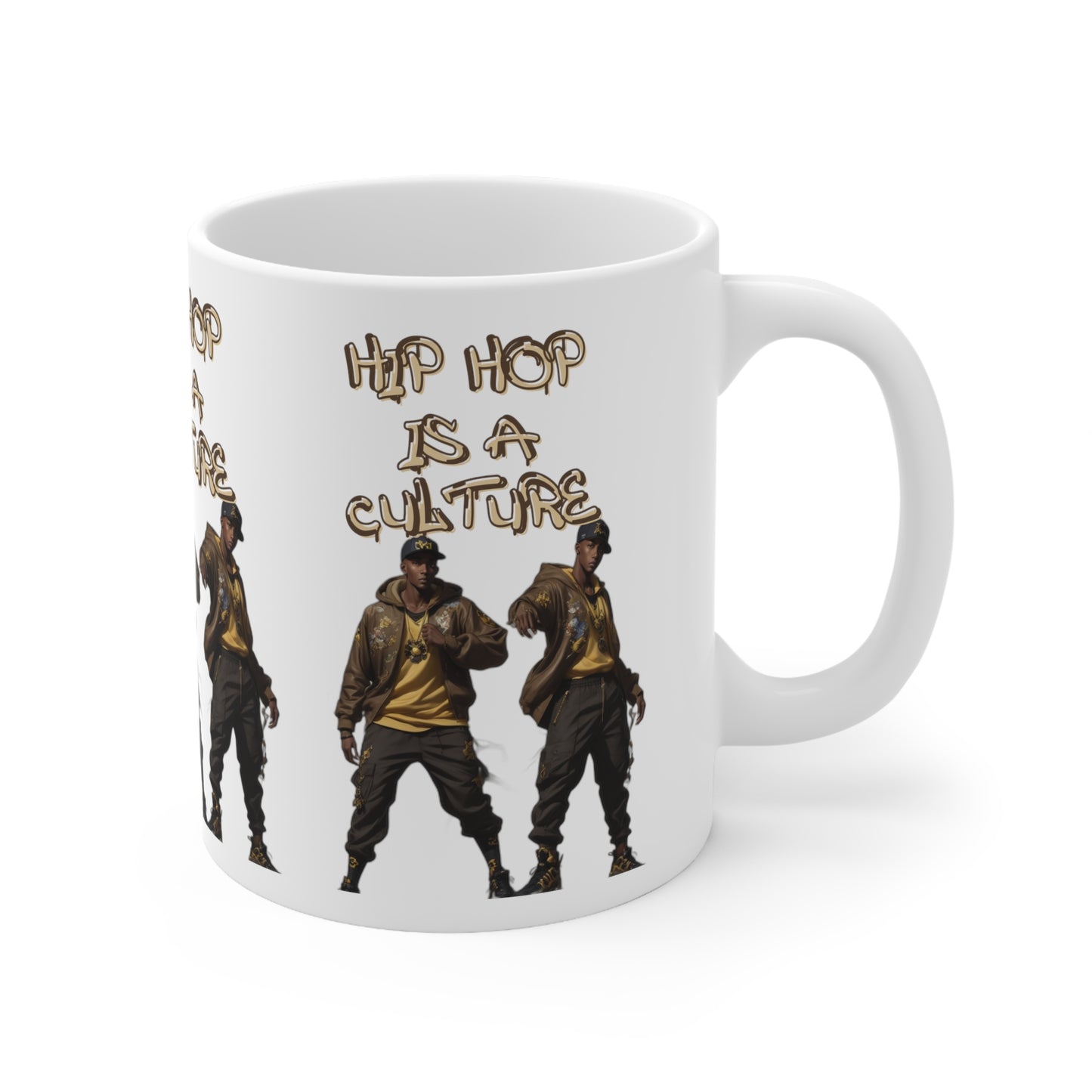 Hip Hop Is A Culture | Rappers | Music Lover's Gift | Teevolution | Afrocentric | Coffee | Tea | Hot Chocolate | Ceramic Mug | 11oz