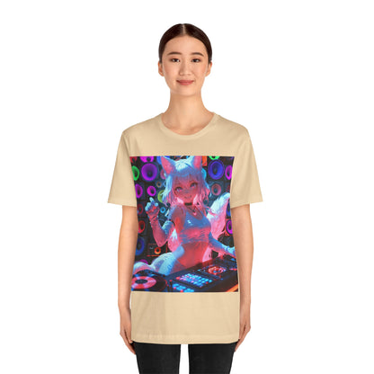 Last Night A DJ Saved My Life | HD Graphic | Rave | Party | Fox | Unisex | Men's | Women's | Tee | T-Shirt