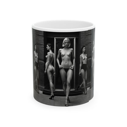 Black And White Beauties | Photorealism | Art | Nudes| Models | Fashion | HD Graphics | Coffee | Tea | Hot Chocolate | 11oz | White Mug