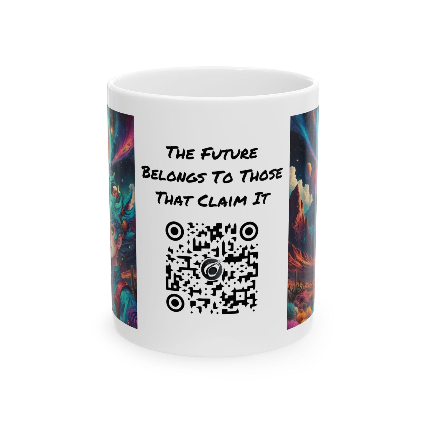 World Of Whimsy And Wonder | Abstract | Trippy Art | Shroomcore | Psychedelic | Coffee |  Tea |  Hot Chocolate | 11oz