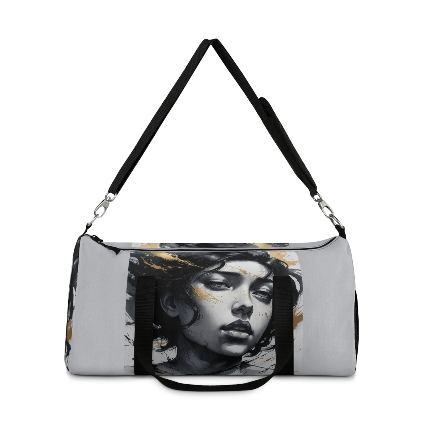 Artistic Duffel Bag - Unique Graphic Design for Travel and Gym
