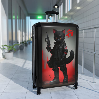 Sabo-Tabby Hard Shell Suitcase - Ideal for Travel Enthusiasts