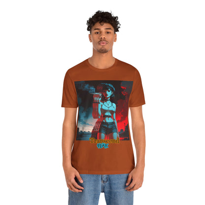 Transcend Fear Graphic Tee - Unisex Jersey Short Sleeve T-Shirt