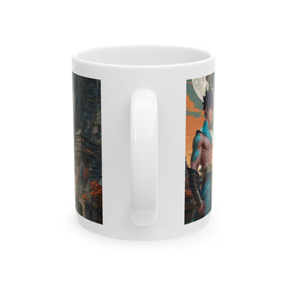 The Warrior's Way | HD Graphic | Fantasy | Anime | Manga | Video Game | Hero | Coffee | Tea | Hot Chocolate | 11oz | White Mug
