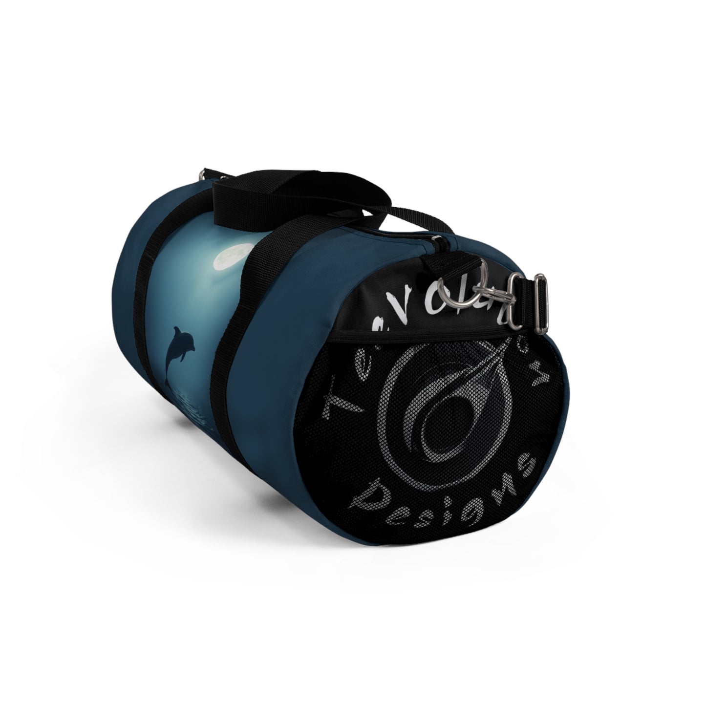 Ocean-Inspired Dolphin Duffel Bag - Travel Essential for Beach Lovers