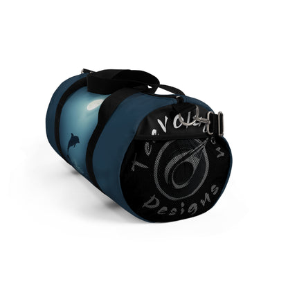 Ocean-Inspired Dolphin Duffel Bag - Travel Essential for Beach Lovers