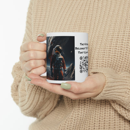 Final Frontier | HD Graphic | Space | Astronaut | Asteroid | Coffee | Tea | Hot Chocolate | 11oz | White Mug