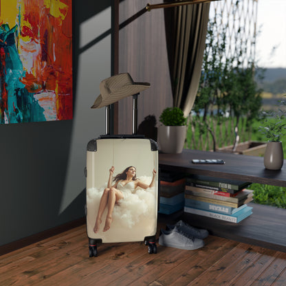 Dreamy Cloud Swing Suitcase - Travel in Style with Whimsical Design