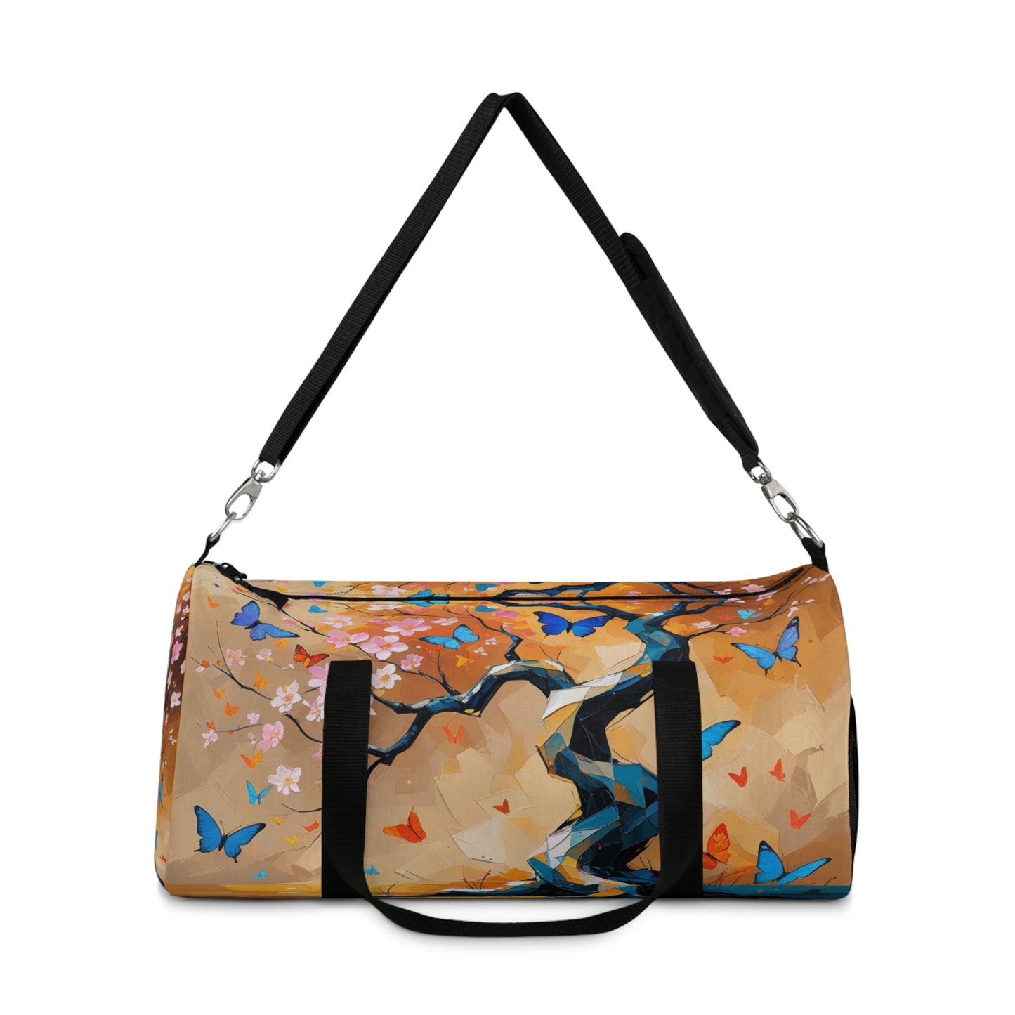 Colorful Butterfly Duffel Bag - Vibrant Travel Companion for Nature Lovers