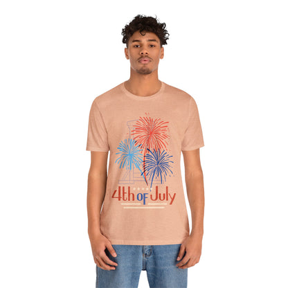 Patriotic Gift | Fireworks | Independence Day | July 4th | July 14th |  Guillotine | USA | Freedom | America | Fourth of July | Bastille Day | France | Unisex | Men's | Women's | Tee | T-Shirt