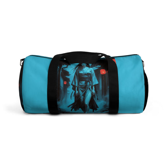 Asian-Inspired Design Duffel Bag