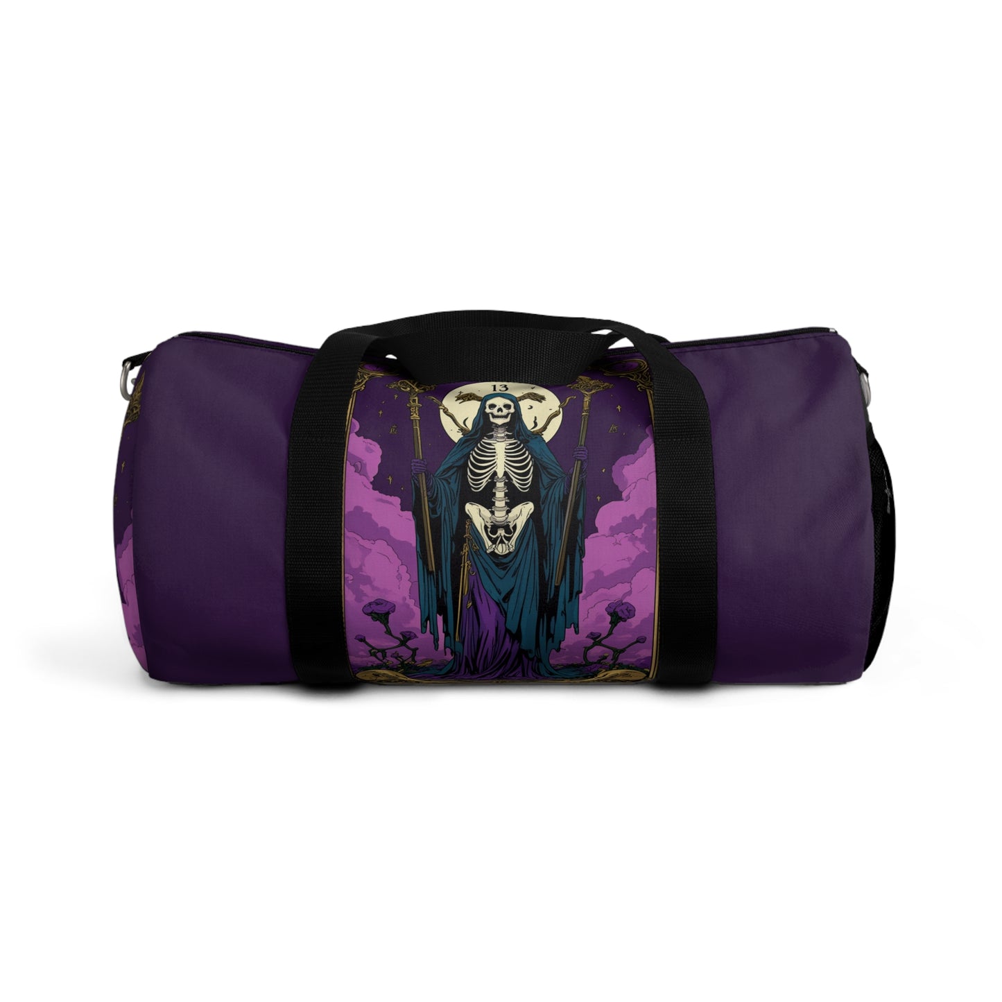 Gothic Skeleton Duffel Bag - Perfect for Gym, Travel or Halloween