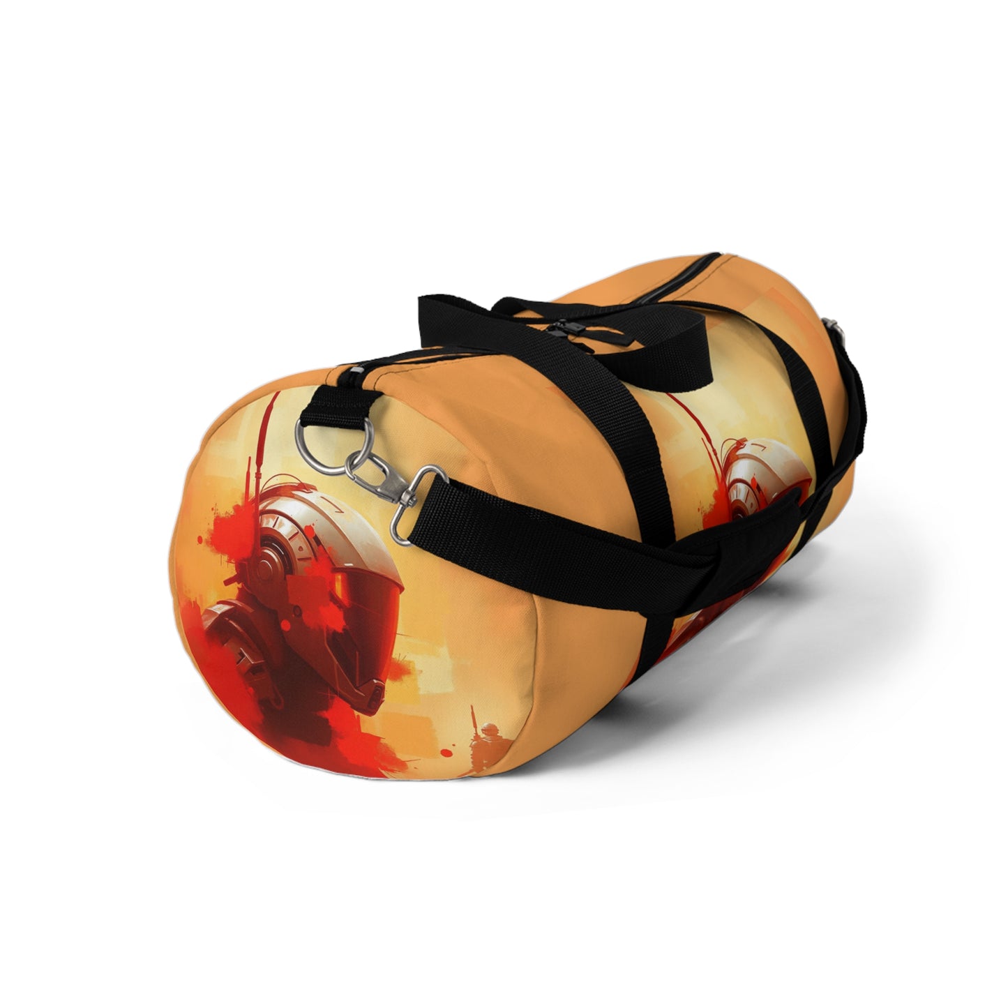 Futuristic Graphic Duffel Bag - Perfect for Travel and Gym