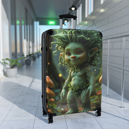 Enchanted Forest Suitcase - Whimsical Travel Luggage for Adventurers