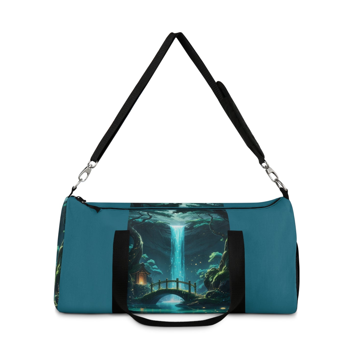 Scenic Waterfall Duffel Bag - Perfect for Travel and Gym