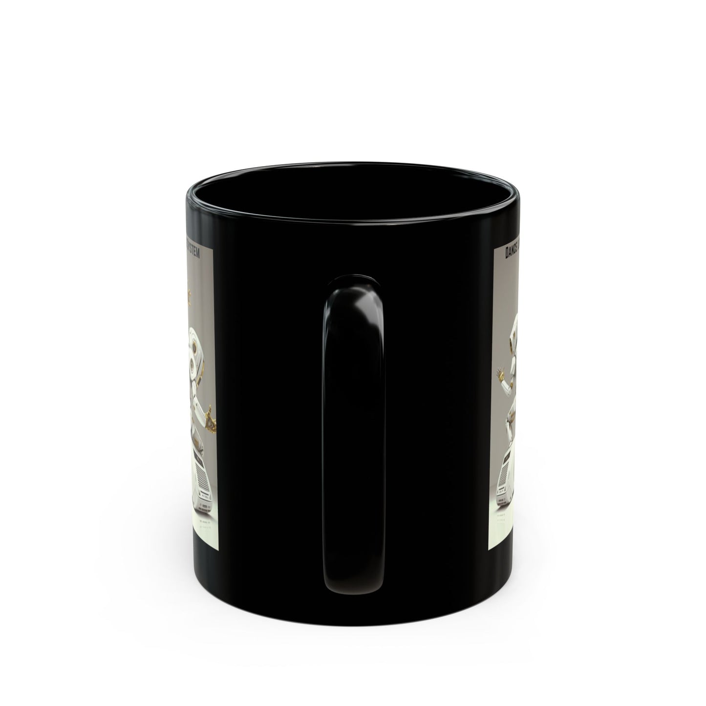 Dancing Robot Mug | Party Gift | Rave | Techno | House Music | Hip Hop | Fun | Coffee | HD Graphics | Mug 11oz. | Cool | Tea | Hot Chocolate