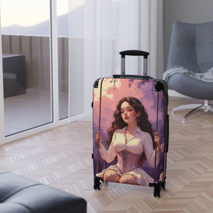 Garden Muse Suitcase with Elegant Design for Fashionable Adventurers