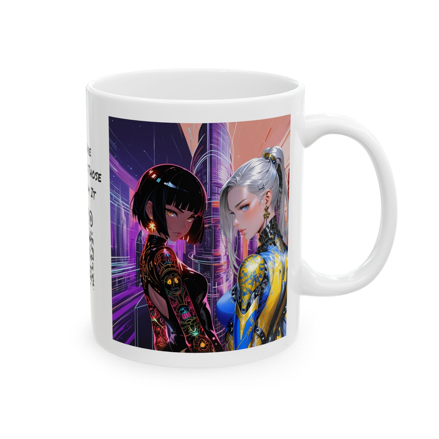 Void Riders | HD Graphic | Anime Style | Sci-Fi | Futuristic | Coffee | Tea | Hot Chocolate | 11oz | White Mug