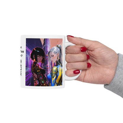 Void Riders | HD Graphic | Anime Style | Sci-Fi | Futuristic | Coffee | Tea | Hot Chocolate | 11oz | White Mug