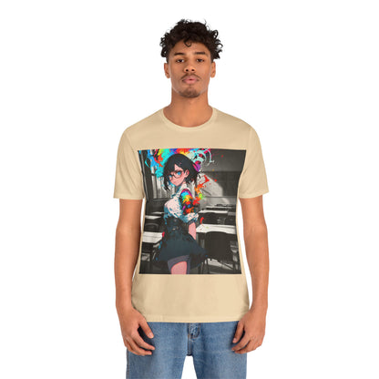 Back 2 Schoolgirl  | Anime | Mixed Medium | Unisex | Men's | Women's | Tee | T-Shirt