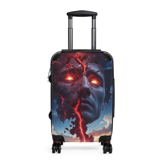 Bold Artwork Carry-On Suitcase with Artistic Design
