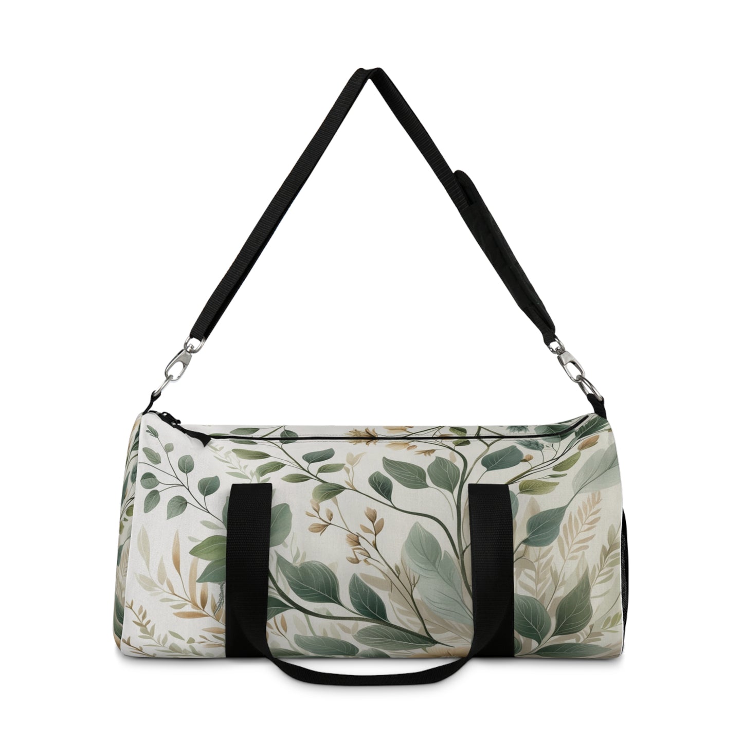 Botanical Print Duffel Bag - Stylish Travel Companion for Weekend Getaways