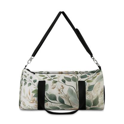 Botanical Print Duffel Bag - Stylish Travel Companion for Weekend Getaways