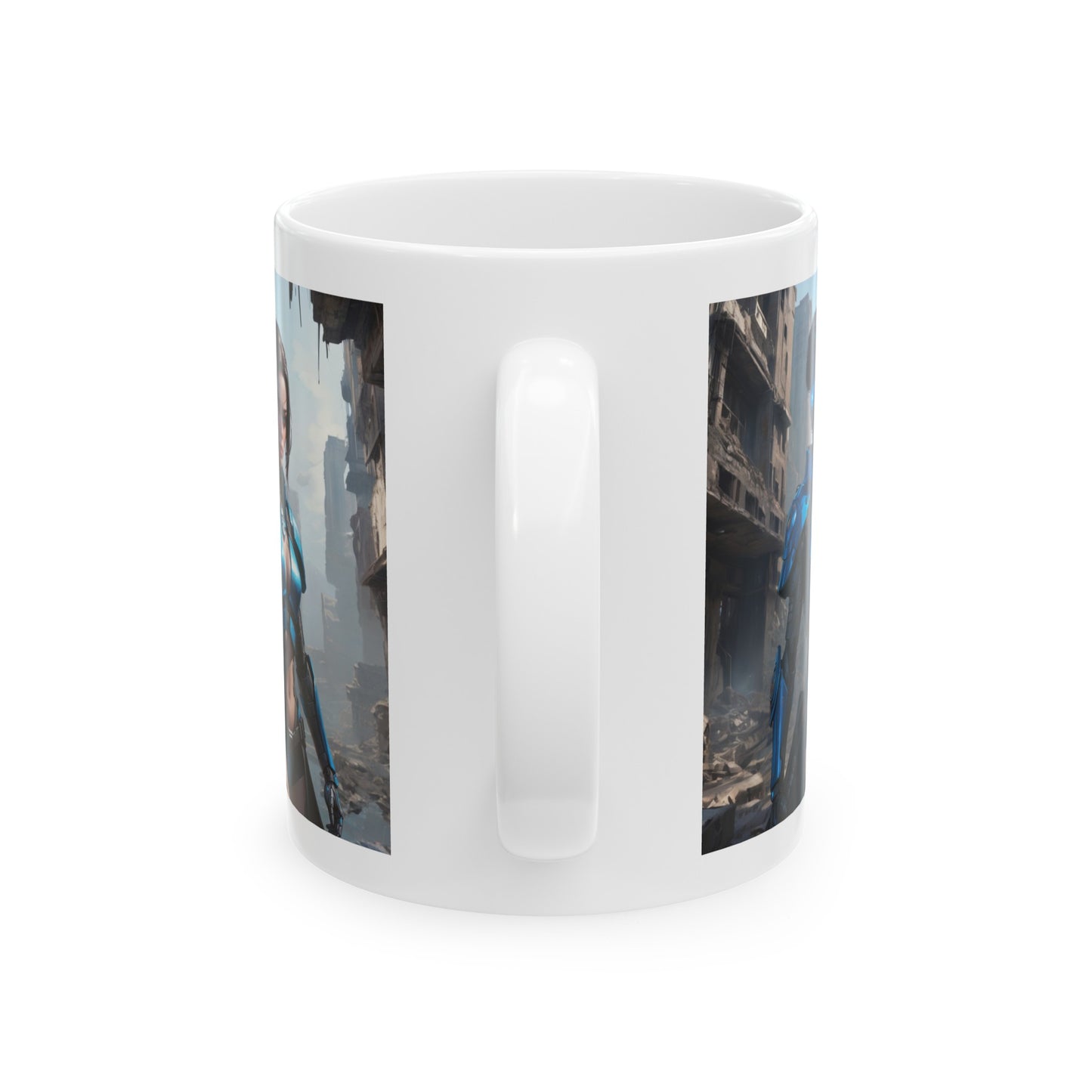 Apocalypse Wow | HD Graphic | Sci-Fi | Future Soldier | Coffee |  Tea |  Hot Chocolate | 11oz