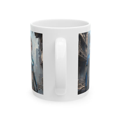 Apocalypse Wow | HD Graphic | Sci-Fi | Future Soldier | Coffee |  Tea |  Hot Chocolate | 11oz