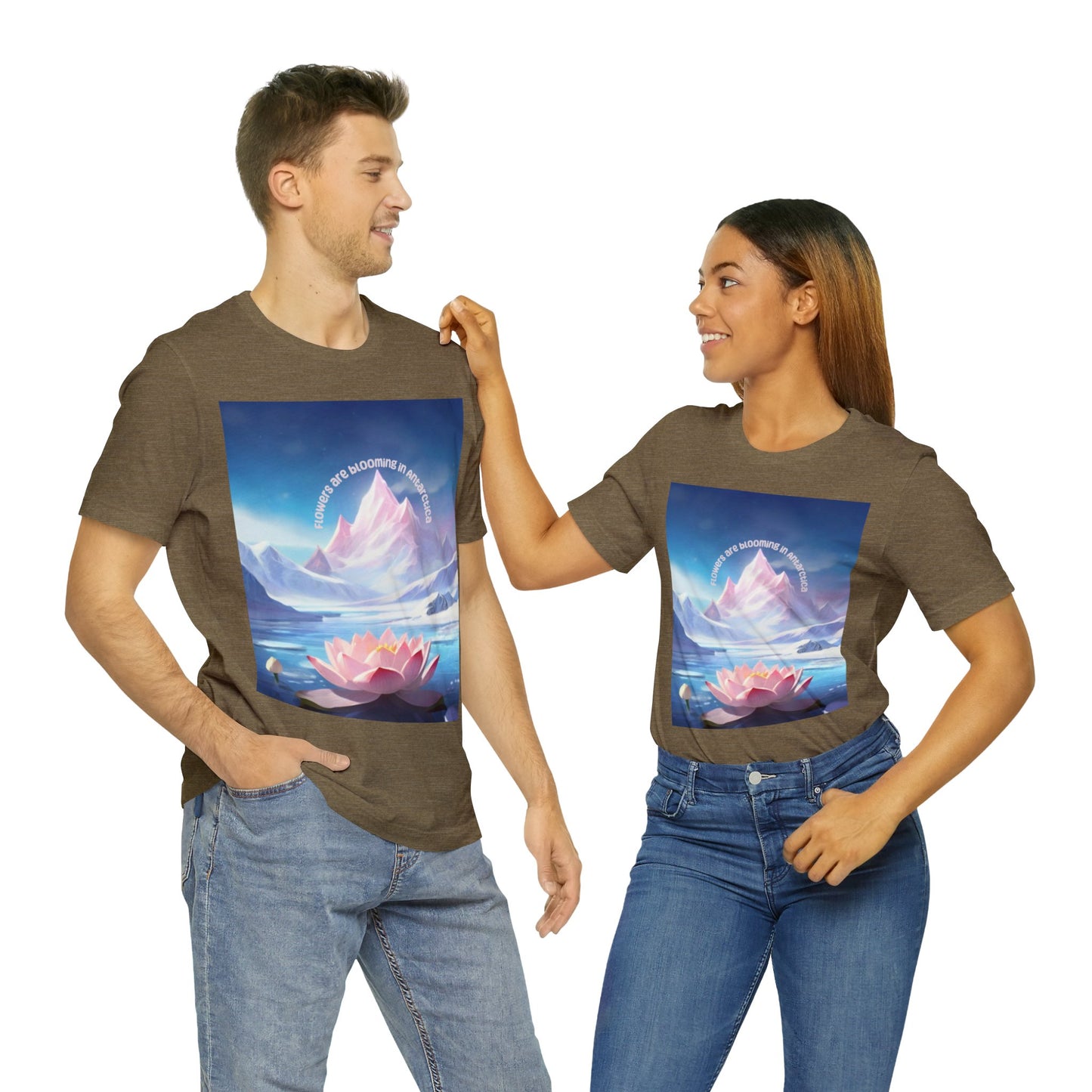 Flowers Are Blooming In Antarctica | IYKYK | Climate Change | Unisex | Men's | Women's | Tee | T-Shirt | FABIA | Quality tee print