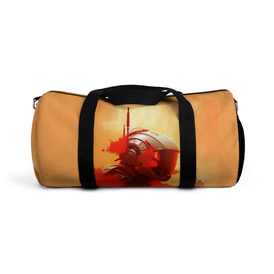 Futuristic Graphic Duffel Bag - Perfect for Travel and Gym