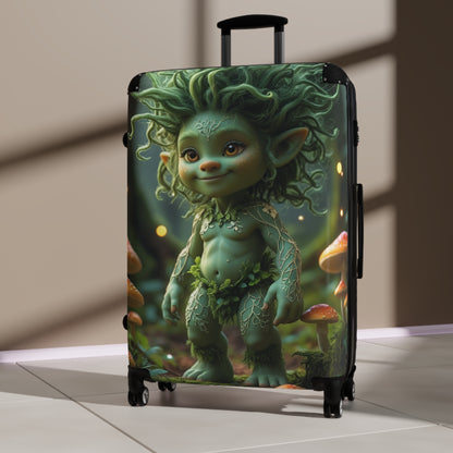 Enchanted Forest Suitcase - Whimsical Travel Luggage for Adventurers