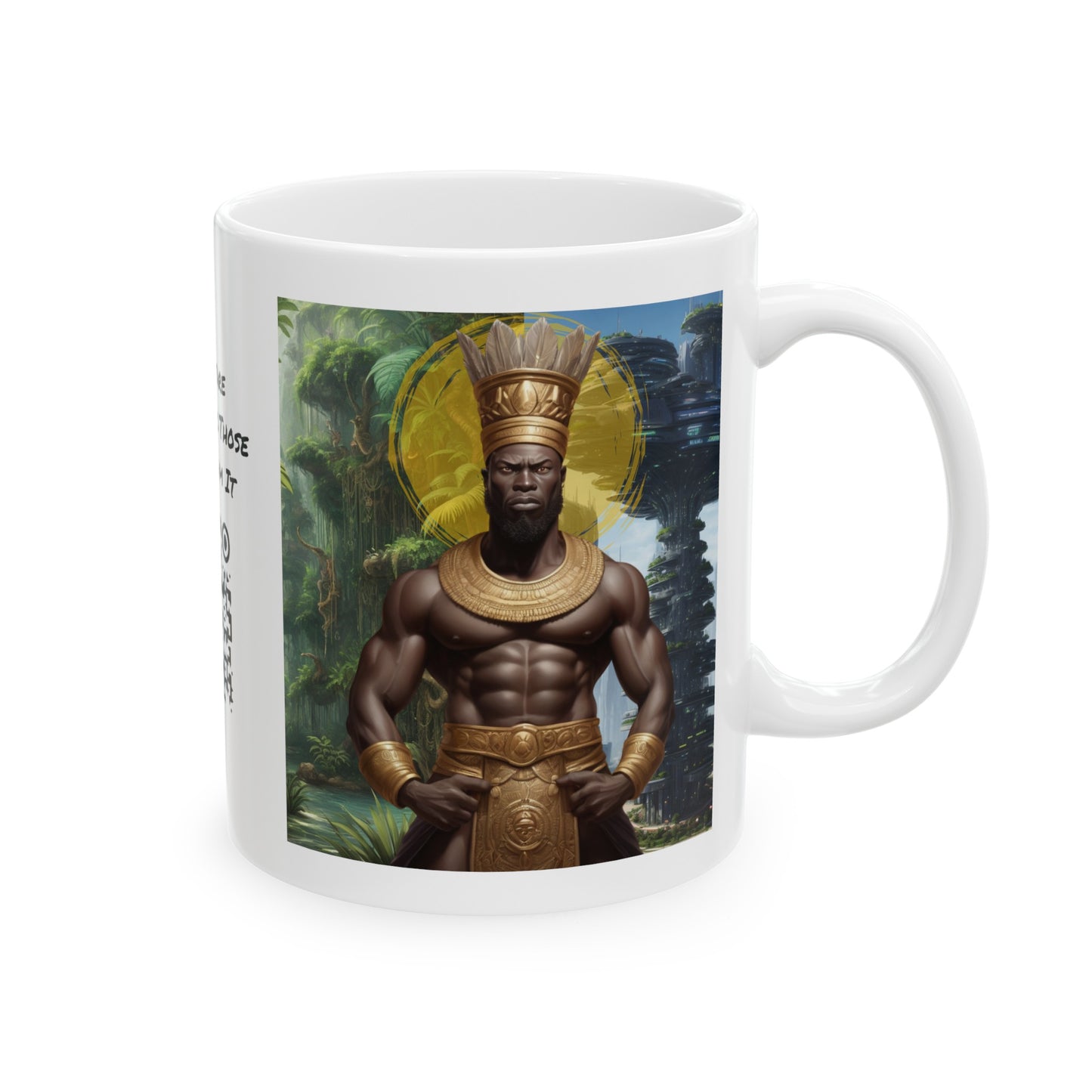 A Once And Future King | HD Graphic | Sci-Fi | Black Character | King | Coffee | Tea | Hot Chocolate | Ceramic Mug | 11oz