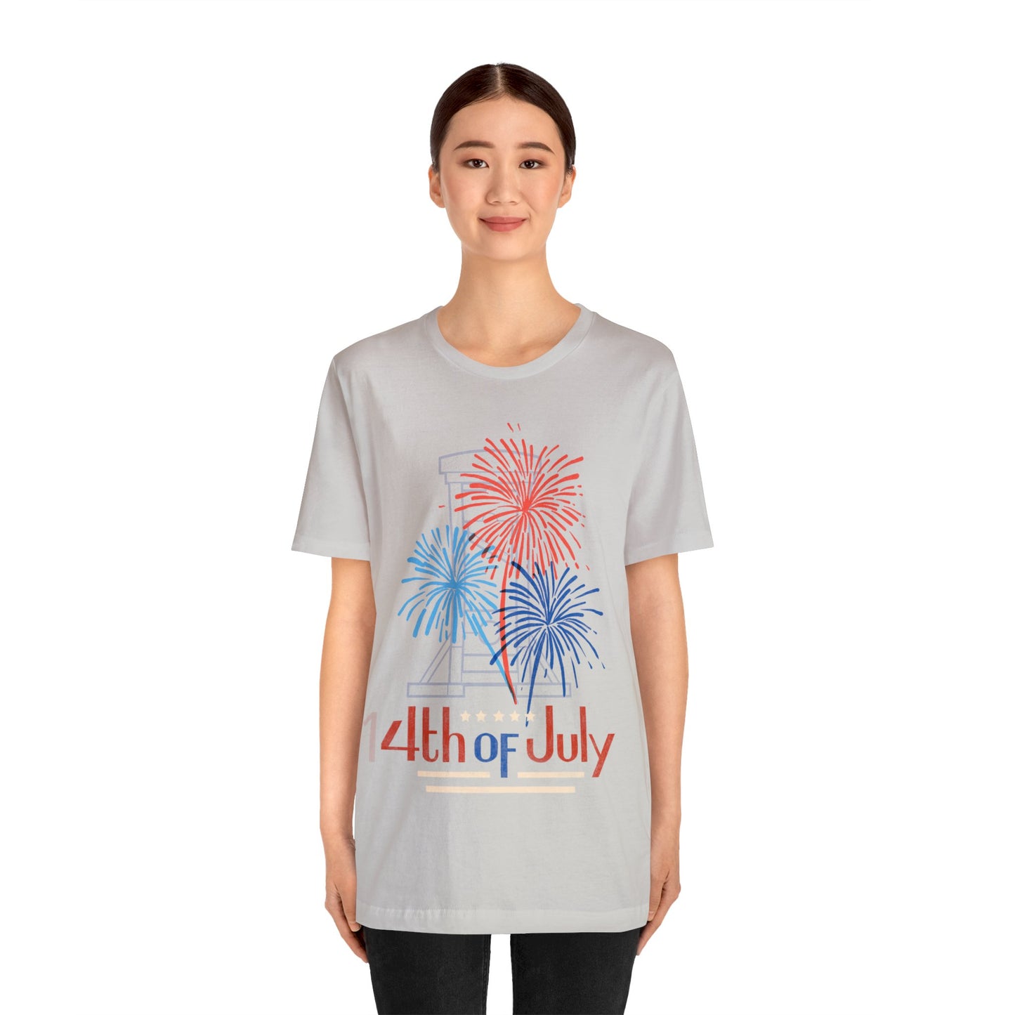 Patriotic Gift | Fireworks | Independence Day | July 4th | July 14th |  Guillotine | USA | Freedom | America | Fourth of July | Bastille Day | France | Unisex | Men's | Women's | Tee | T-Shirt